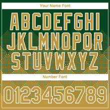 Load image into Gallery viewer, Custom Green Old Gold-White 3D Pattern Design Gradient Square Shapes Performance T-Shirt