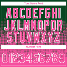 Load image into Gallery viewer, Custom Green Pink-White 3D Pattern Design Gradient Square Shapes Performance T-Shirt