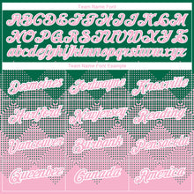Загрузить изображение в средство просмотра галереи, Custom Kelly Green Light Pink-White 3D Pattern Design Gradient Square Shapes Performance T-Shirt