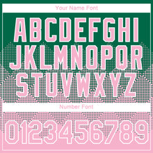Загрузить изображение в средство просмотра галереи, Custom Kelly Green Light Pink-White 3D Pattern Design Gradient Square Shapes Performance T-Shirt