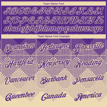 Загрузить изображение в средство просмотра галереи, Custom Purple Cream 3D Pattern Design Gradient Square Shapes Performance T-Shirt