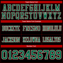 Load image into Gallery viewer, Custom Black Kelly Green White-Red 3D Pattern Mexico Authentic Football Jersey