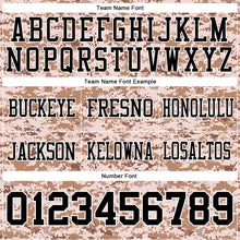 Laden Sie das Bild in den Galerie-Viewer, Custom Camo Black-White 3D Pattern Salute To Service Authentic Football Jersey