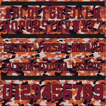 Laden Sie das Bild in den Galerie-Viewer, Custom Camo Crimson-Black 3D Pattern Salute To Service Authentic Football Jersey