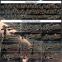 Загрузить изображение в средство просмотра галереи, Custom Black City Cream 3D Pattern Design Outer Space Starships Authentic Baseball Jersey