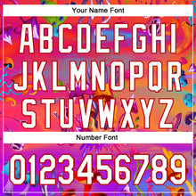 Load image into Gallery viewer, Custom Red White 3D Pattern Design Trippy Psychedelic Magic Mushrooms Authentic Baseball Jersey