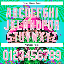 Загрузить изображение в средство просмотра галереи, Custom Blule Light Pink-White 3D Pattern Design Trippy Magic Mushrooms Alien Authentic Baseball Jersey