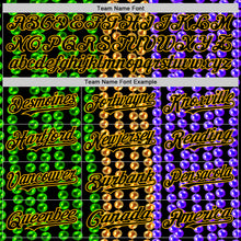 Загрузить изображение в средство просмотра галереи, Custom Black Gold 3D Pattern Design Mardi Gras Shrove Tuesday Authentic Baseball Jersey