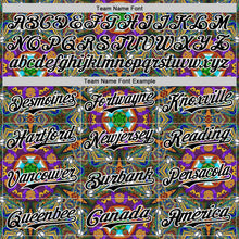 Загрузить изображение в средство просмотра галереи, Custom Green Black-White 3D Pattern Design Burner Costumes Geometric Shape Authentic Baseball Jersey