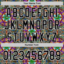 Загрузить изображение в средство просмотра галереи, Custom Green Black-White 3D Pattern Design Burner Costumes Geometric Shape Authentic Baseball Jersey