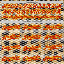 Load image into Gallery viewer, Custom Cream Red-Gold 3D Pattern Design Burner Costumes Leopard Mosaic Authentic Baseball Jersey