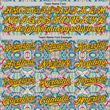 Загрузить изображение в средство просмотра галереи, Custom Green Yellow-Brown 3D Pattern Design Burner Costumes Exotic Authentic Baseball Jersey