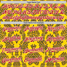 Load image into Gallery viewer, Custom Yellow Red Black-White 3D Pattern Design Rave Party Animal Snake Python Print Authentic Baseball Jersey