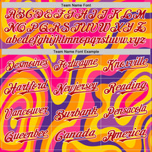 Load image into Gallery viewer, Custom Purple Red-White 3D Pattern Design Rave Party Marble Lava Authentic Baseball Jersey