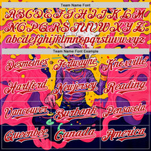 Load image into Gallery viewer, Custom Gold Red-White 3D Pattern Design Rave Party Trippy Disco Authentic Baseball Jersey