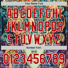 Load image into Gallery viewer, Custom Green Red-White 3D Pattern Design Rave Party Trippy Magic Mushroom Authentic Baseball Jersey