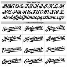 Load image into Gallery viewer, Custom White Black 3D Pattern Design Philadelphia Cityscape Liberty Bell Authentic Baseball Jersey