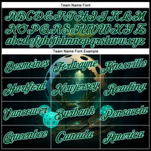 Загрузить изображение в средство просмотра галереи, Custom Blue Green-Ice Blue 3D Pickleball Paddles Balls Fantasy Performance T-Shirt