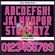 Загрузить изображение в средство просмотра галереи, Custom Blue Hot Pink-White 3D Funny Pickleball Paddles Balls Lighting Performance T-Shirt