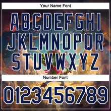 Загрузить изображение в средство просмотра галереи, Custom Blue Navy-White 3D Funny Pickleball Paddles Balls West Cowboy Performance T-Shirt