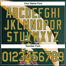 Загрузить изображение в средство просмотра галереи, Custom Green Old Gold-Cream 3D Funny Pickleball Paddles Balls Beer Performance T-Shirt