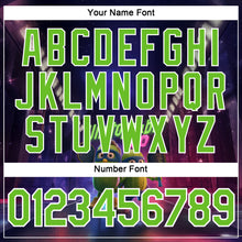 Загрузить изображение в средство просмотра галереи, Custom Dark Purple Aurora Green-White 3D Funny Pickleball Paddles Performance T-Shirt