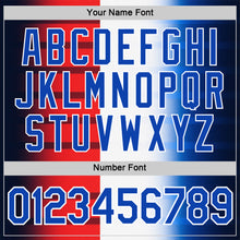 Charger l'image dans la galerie, Custom White Thunder Blue-Red 3D Pattern Design USA Gradient Sportswear Performance T-Shirt