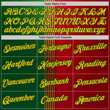 Charger l'image dans la galerie, Custom Red Yellow-Green 3D Pattern Design Mexico Portugal Sportswear Performance T-Shirt