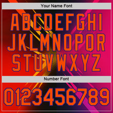 Загрузить изображение в средство просмотра галереи, Custom Orange Pink-Dark Purple 3D Pattern Design Gradient Sportswear Performance T-Shirt