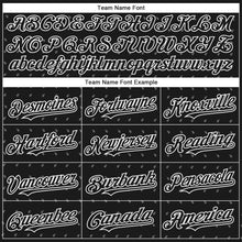 Load image into Gallery viewer, Custom Black Gray-White 3D Pattern Design Rave Party Ethnic Paisley Bandana Authentic Baseball Jersey