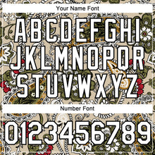 Load image into Gallery viewer, Custom City Cream White-Black 3D Pattern Design Rave Party Ethnic Paisley Bandana Authentic Baseball Jersey