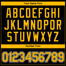 Загрузить изображение в средство просмотра галереи, Custom Black Gold-White 3D Pattern Design Gradient Style Twinkle Star Performance T-Shirt