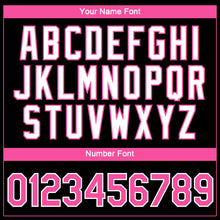 Charger l'image dans la galerie, Custom Black Pink-White 3D Pattern Design Gradient Style Twinkle Star Performance T-Shirt