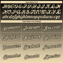 Загрузить изображение в средство просмотра галереи, Custom Black Cream 3D Pattern Design Gradient Style Twinkle Star Performance T-Shirt