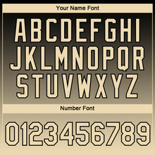 Загрузить изображение в средство просмотра галереи, Custom Black Cream 3D Pattern Design Gradient Style Twinkle Star Performance T-Shirt