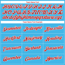 Charger l'image dans la galerie, Custom Sky Blue Red-White 3D Pattern Design Gradient Style Twinkle Star Performance T-Shirt