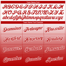 Загрузить изображение в средство просмотра галереи, Custom White Red 3D Pattern Design Gradient Style Twinkle Star Performance T-Shirt