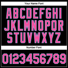 Загрузить изображение в средство просмотра галереи, Custom Black Pink-Light Blue 3D Pattern Design Gradient Style Twinkle Star Performance T-Shirt