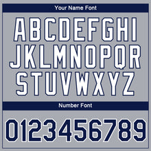 Load image into Gallery viewer, Custom Gray Navy-White 3D Pattern Design Gradient Style Twinkle Star Performance T-Shirt