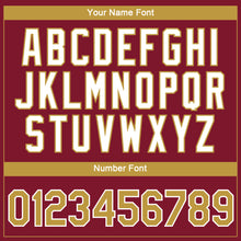 Charger l'image dans la galerie, Custom Crimson Old Gold-White 3D Pattern Design Gradient Style Twinkle Star Performance T-Shirt