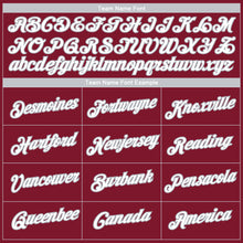 Laden Sie das Bild in den Galerie-Viewer, Custom Crimson White-Gray 3D Pattern Design Gradient Style Twinkle Star Performance T-Shirt