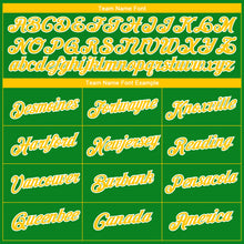Load image into Gallery viewer, Custom Grass Green Yellow-White 3D Pattern Design Gradient Style Twinkle Star Performance T-Shirt