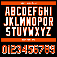 Charger l'image dans la galerie, Custom Black Orange-White 3D Pattern Design Gradient Style Twinkle Star Performance T-Shirt