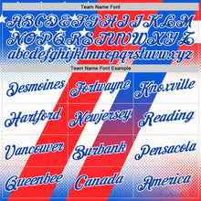 Laden Sie das Bild in den Galerie-Viewer, Custom Red Thunder Blue-White 3D Pattern Design USA Inspired America Sportswear Performance T-Shirt