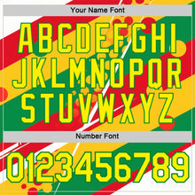 Загрузить изображение в средство просмотра галереи, Custom Yellow Light Yellow Red-Grass Green 3D Pattern Design Africa Sportswear Performance T-Shirt