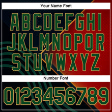 Загрузить изображение в средство просмотра галереи, Custom Black Green Red-Old Gold 3D Pattern Design Germany Meixico Sportswear Performance T-Shirt