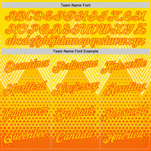 Загрузить изображение в средство просмотра галереи, Custom Yellow Orange 3D Pattern Design Spain Sportswear Performance T-Shirt