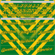Charger l'image dans la galerie, Custom Green Yellow 3D Pattern Design Brazil Africa Sportswear Performance T-Shirt