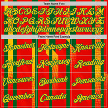 Charger l'image dans la galerie, Custom Red Yellow-Kelly Green 3D Pattern Design Mexico Africa Sportswear Performance T-Shirt