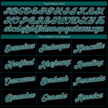 Laden Sie das Bild in den Galerie-Viewer, Custom Black Midnight Green-Gray 3D Philadelphia City Edition Fade Fashion Performance T-Shirt